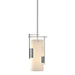 Fullered Impressions Mini Pendant in Vintage Platinum - 185400-SKT-MULT-82-GG0075 by Hubbardton Forge