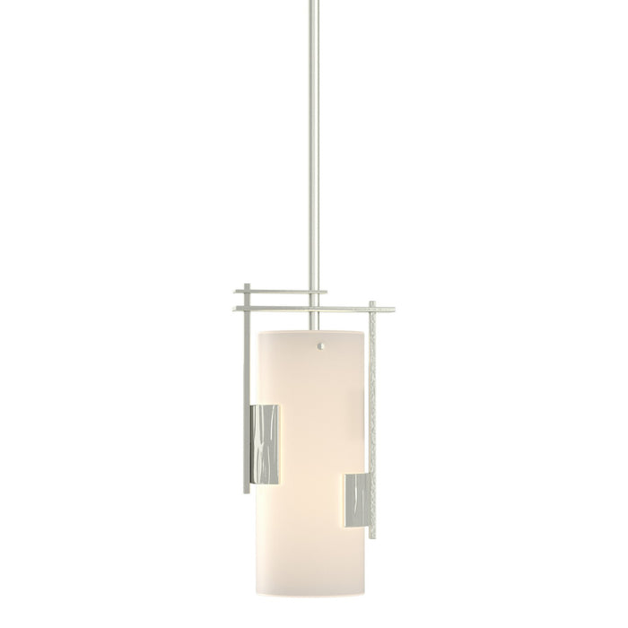 Fullered Impressions Mini Pendant in Sterling - 185400-SKT-MULT-85-GG0075 by Hubbardton Forge