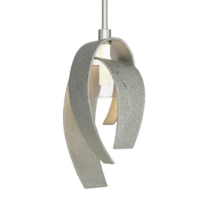 Corona Large Mini Pendant in Sterling - 186530-SKT-MULT-85-YE0377 by Hubbardton Forge