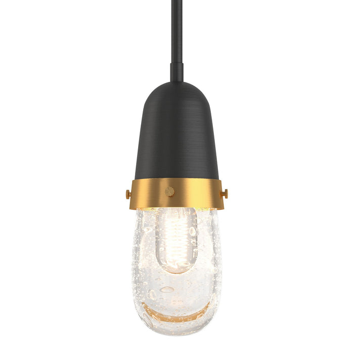 Fizz Mini Pendant in Black - 187000-SKT-MULT-10-BR-YG0512 by Hubbardton Forge