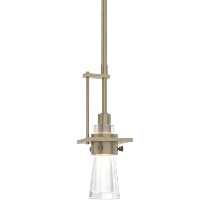 Erlenmeyer Small Mini Pendant in Soft Gold - 187100-SKT-MULT-84-ZM0343 by Hubbardton Forge