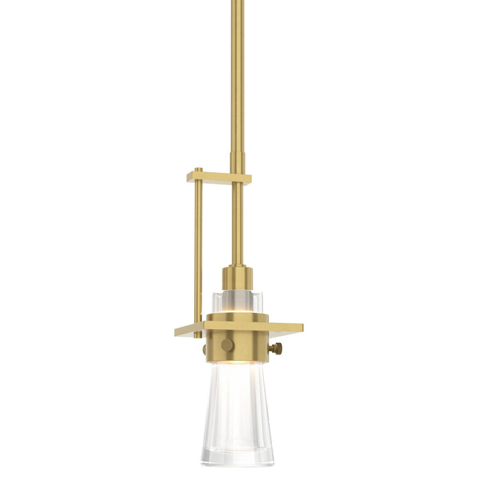 Erlenmeyer Small Mini Pendant in Modern Brass - 187100-SKT-MULT-86-ZM0343 by Hubbardton Forge