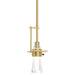 Erlenmeyer Small Mini Pendant in Modern Brass - 187100-SKT-MULT-86-ZM0343 by Hubbardton Forge