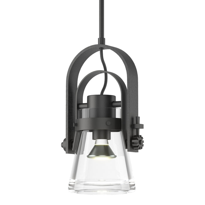 Erlenmeyer Large Mini Pendant in Black - 187200-SKT-MULT-10-ZM0467 by Hubbardton Forge