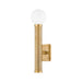 Pienza One Light Wall Sconce in Vintage Brass