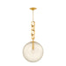 Nessa One Light Pendant in Vintage Brass