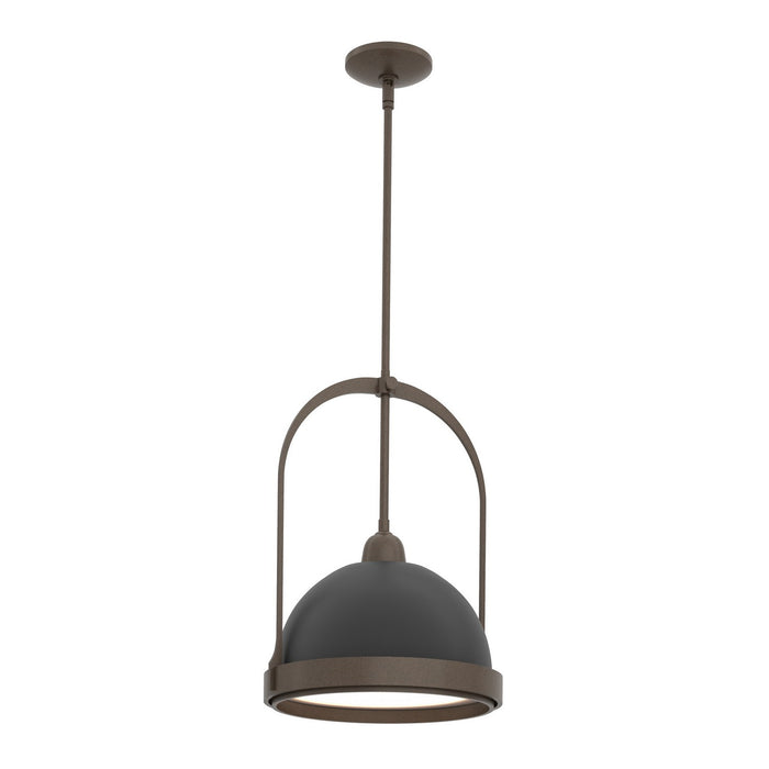 Atlas Small Pendant in Bronze with Black Accent - 187462-SKT-MULT-05-10 by Hubbardton Forge