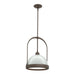 Atlas Small Pendant in Bronze with Vintage Platinum Accent - 187462-SKT-MULT-05-82 by Hubbardton Forge