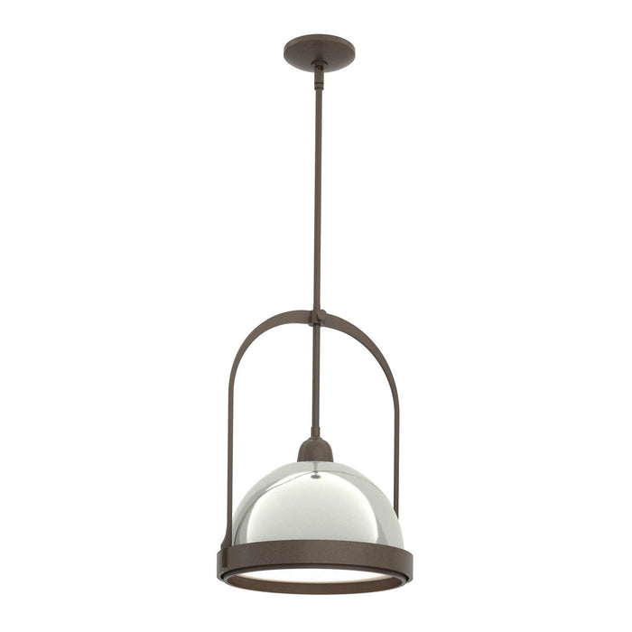 Atlas Small Pendant in Bronze with Sterling Accent - 187462-SKT-MULT-05-85 by Hubbardton Forge