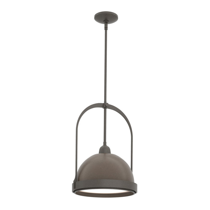 Atlas Small Pendant in Dark Smoke with Bronze Accent - 187462-SKT-MULT-07-05 by Hubbardton Forge