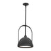 Atlas Small Pendant in Black with Black Accent - 187462-SKT-MULT-10-10 by Hubbardton Forge