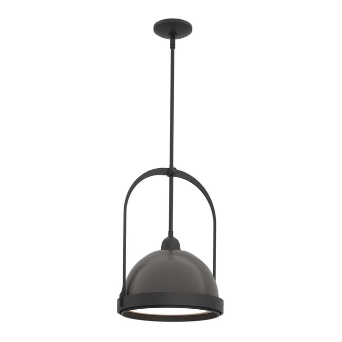 Atlas Small Pendant in Black with Oil Rubbed Bronze Accent - 187462-SKT-MULT-10-14 by Hubbardton Forge