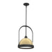 Atlas Small Pendant in Black with Modern Brass Accent - 187462-SKT-MULT-10-86 by Hubbardton Forge