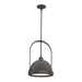 Atlas Small Pendant in Oil Rubbed Bronze with Oil Rubbed Bronze Accent - 187462-SKT-MULT-14-14 by Hubbardton Forge