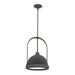 Atlas Small Pendant in Natural Iron with Black Accent - 187462-SKT-MULT-20-10 by Hubbardton Forge