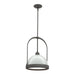 Atlas Small Pendant in Natural Iron with Vintage Platinum Accent - 187462-SKT-MULT-20-82 by Hubbardton Forge