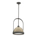 Atlas Small Pendant in Natural Iron with Soft Gold Accent - 187462-SKT-MULT-20-84 by Hubbardton Forge