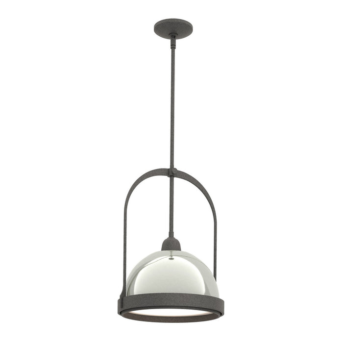 Atlas Small Pendant in Natural Iron with Sterling Accent - 187462-SKT-MULT-20-85 by Hubbardton Forge