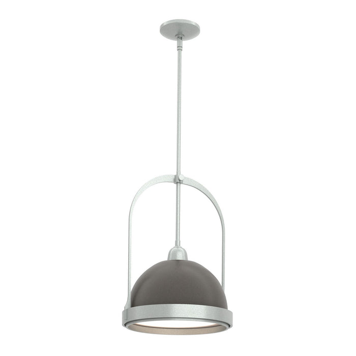 Atlas Small Pendant in Vintage Platinum with Dark Smoke Accent - 187462-SKT-MULT-82-07 by Hubbardton Forge