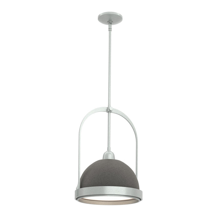 Atlas Small Pendant in Vintage Platinum with Natural Iron Accent - 187462-SKT-MULT-82-20 by Hubbardton Forge