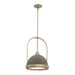 Atlas Small Pendant in Soft Gold with Bronze Accent - 187462-SKT-MULT-84-05 by Hubbardton Forge