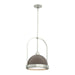 Atlas Small Pendant in Sterling with Bronze Accent - 187462-SKT-MULT-85-05 by Hubbardton Forge