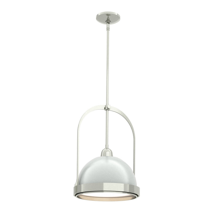 Atlas Small Pendant in Sterling with Vintage Platinum Accent - 187462-SKT-MULT-85-82 by Hubbardton Forge