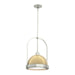 Atlas Small Pendant in Sterling with Modern Brass Accent - 187462-SKT-MULT-85-86 by Hubbardton Forge