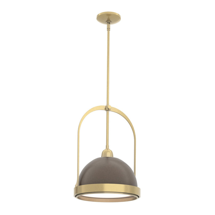 Atlas Small Pendant in Modern Brass with Bronze Accent - 187462-SKT-MULT-86-05 by Hubbardton Forge