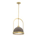 Atlas Small Pendant in Modern Brass with Bronze Accent - 187462-SKT-MULT-86-05 by Hubbardton Forge