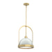 Atlas Small Pendant in Modern Brass with Vintage Platinum Accent - 187462-SKT-MULT-86-82 by Hubbardton Forge