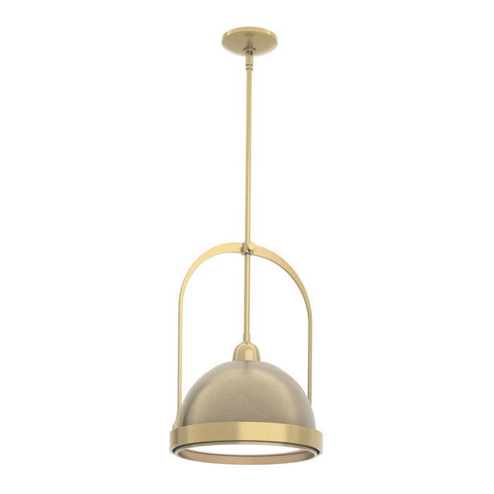 Atlas Small Pendant in Modern Brass with Soft Gold Accent - 187462-SKT-MULT-86-84 by Hubbardton Forge