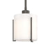 Exos Small Mini Pendant in Dark Smoke - 187650-SKT-MULT-07-GG0140 by Hubbardton Forge