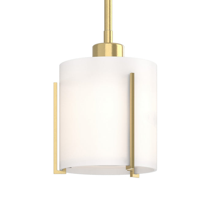 Exos Small Mini Pendant in Modern Brass - 187650-SKT-MULT-86-GG0140 by Hubbardton Forge