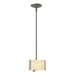 Exos Delta Mini Pendant in Dark Smoke - 188100-SKT-MULT-07-AA0156 by Hubbardton Forge