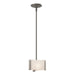 Exos Delta Mini Pendant in Dark Smoke - 188100-SKT-MULT-07-BB0156 by Hubbardton Forge