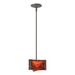 Exos Delta Mini Pendant in Dark Smoke - 188100-SKT-MULT-07-ZB0156 by Hubbardton Forge