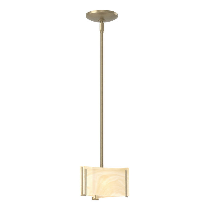 Exos Delta Mini Pendant in Soft Gold - 188100-SKT-MULT-84-AA0156 by Hubbardton Forge