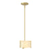 Exos Delta Mini Pendant in Modern Brass - 188100-SKT-MULT-86-AA0156 by Hubbardton Forge