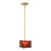 Exos Delta Mini Pendant in Modern Brass - 188100-SKT-MULT-86-ZB0156 by Hubbardton Forge