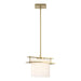 Arc Ellipse Large Mini Pendant in Modern Brass - 188250-SKT-MULT-86-GG0194 by Hubbardton Forge