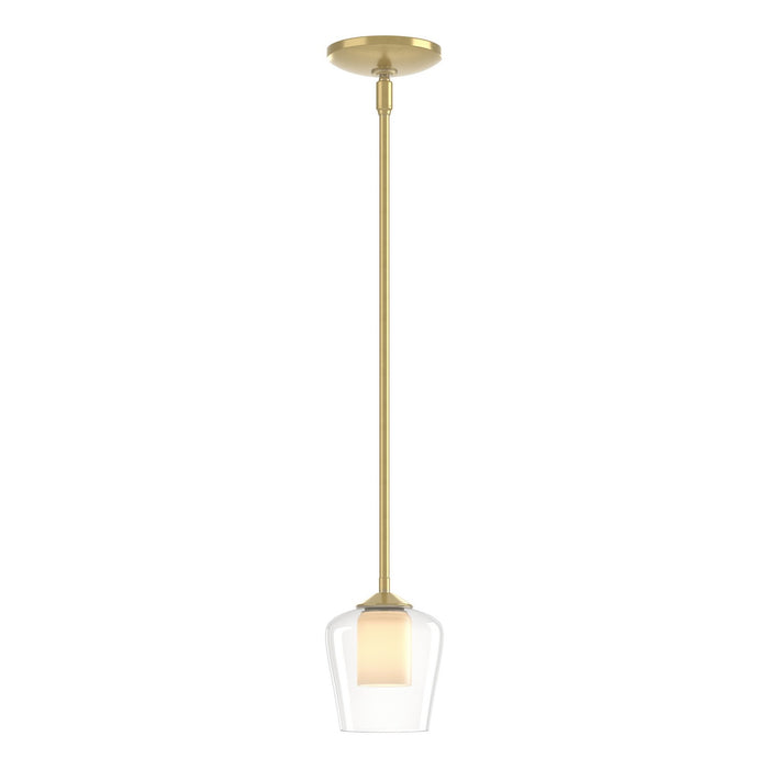 Simple Mini Pendant in Modern Brass - 188600-SKT-MULT-86-ZU0291 by Hubbardton Forge