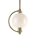 Pluto Mini Pendant in Modern Brass - 188700-SKT-MULT-86-GG0436 by Hubbardton Forge