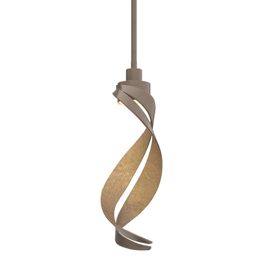 Folio Mini Pendant in Bronze - 188750-SKT-MULT-05 by Hubbardton Forge