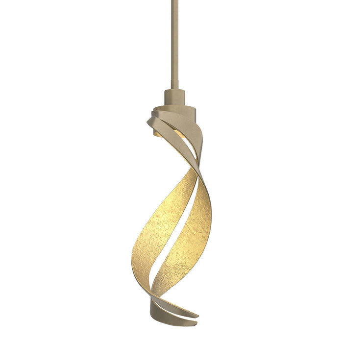 Folio Mini Pendant in Soft Gold - 188750-SKT-MULT-84 by Hubbardton Forge