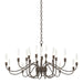 Lisse 20 Arm Chandelier in Bronze - 192043-SKT-05 by Hubbardton Forge