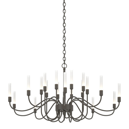 Lisse 20 Arm Chandelier in Dark Smoke - 192043-SKT-07 by Hubbardton Forge