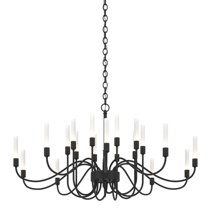 Lisse 20 Arm Chandelier in Black - 192043-SKT-10 by Hubbardton Forge