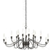 Lisse 20 Arm Chandelier in Oil Rubbed Bronze - 192043-SKT-14 by Hubbardton Forge