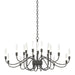 Lisse 20 Arm Chandelier in Natural Iron - 192043-SKT-20 by Hubbardton Forge